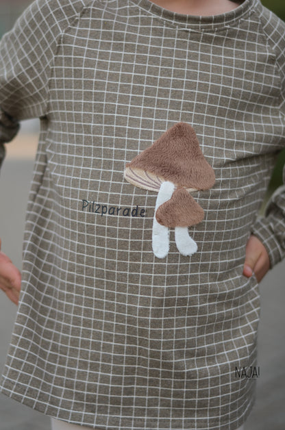 Flausch Patch: Pilzparade
