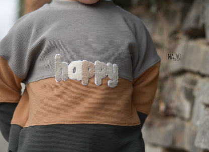 Chenille Patch: happy