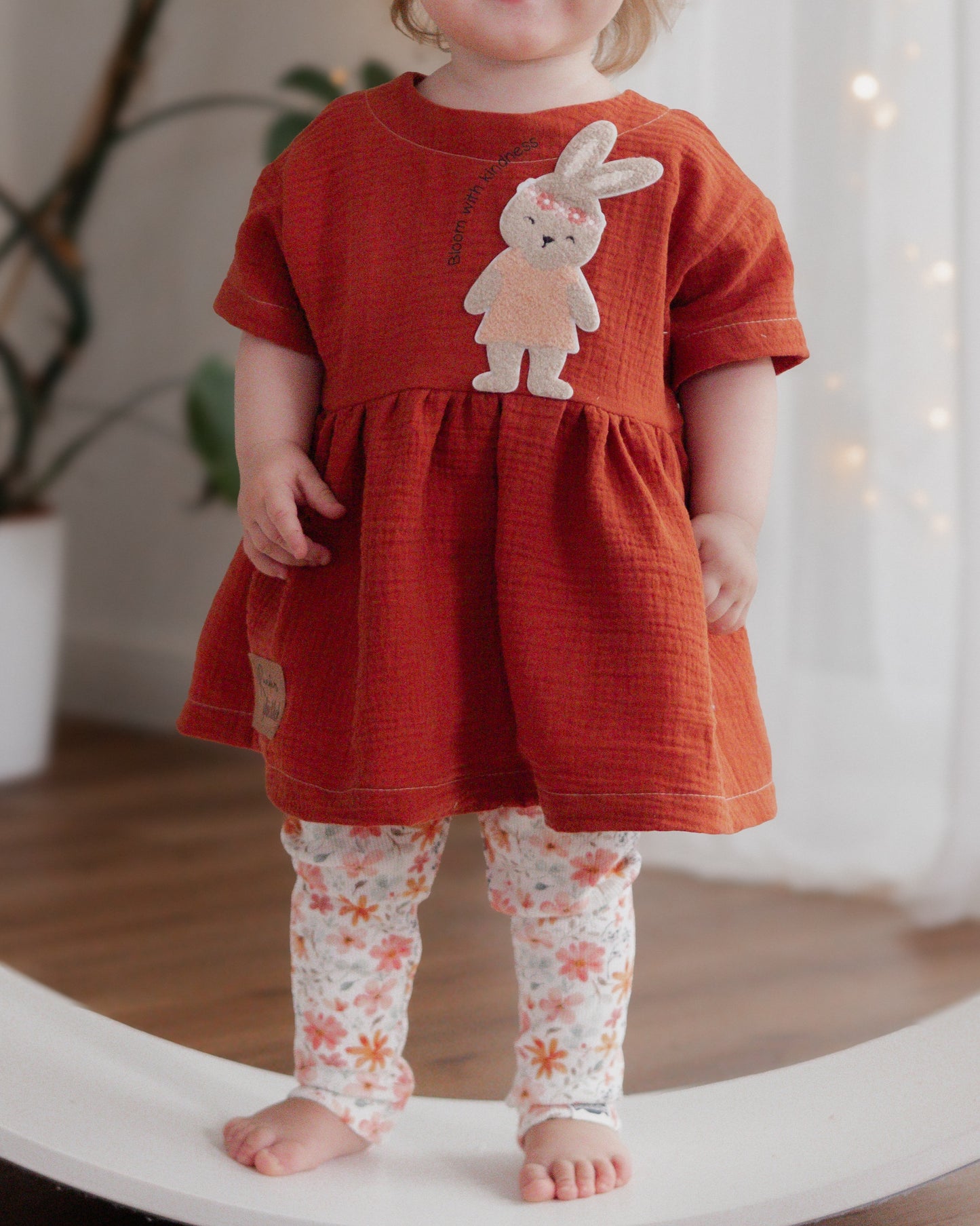 Chenille Patch: Frühlingshase