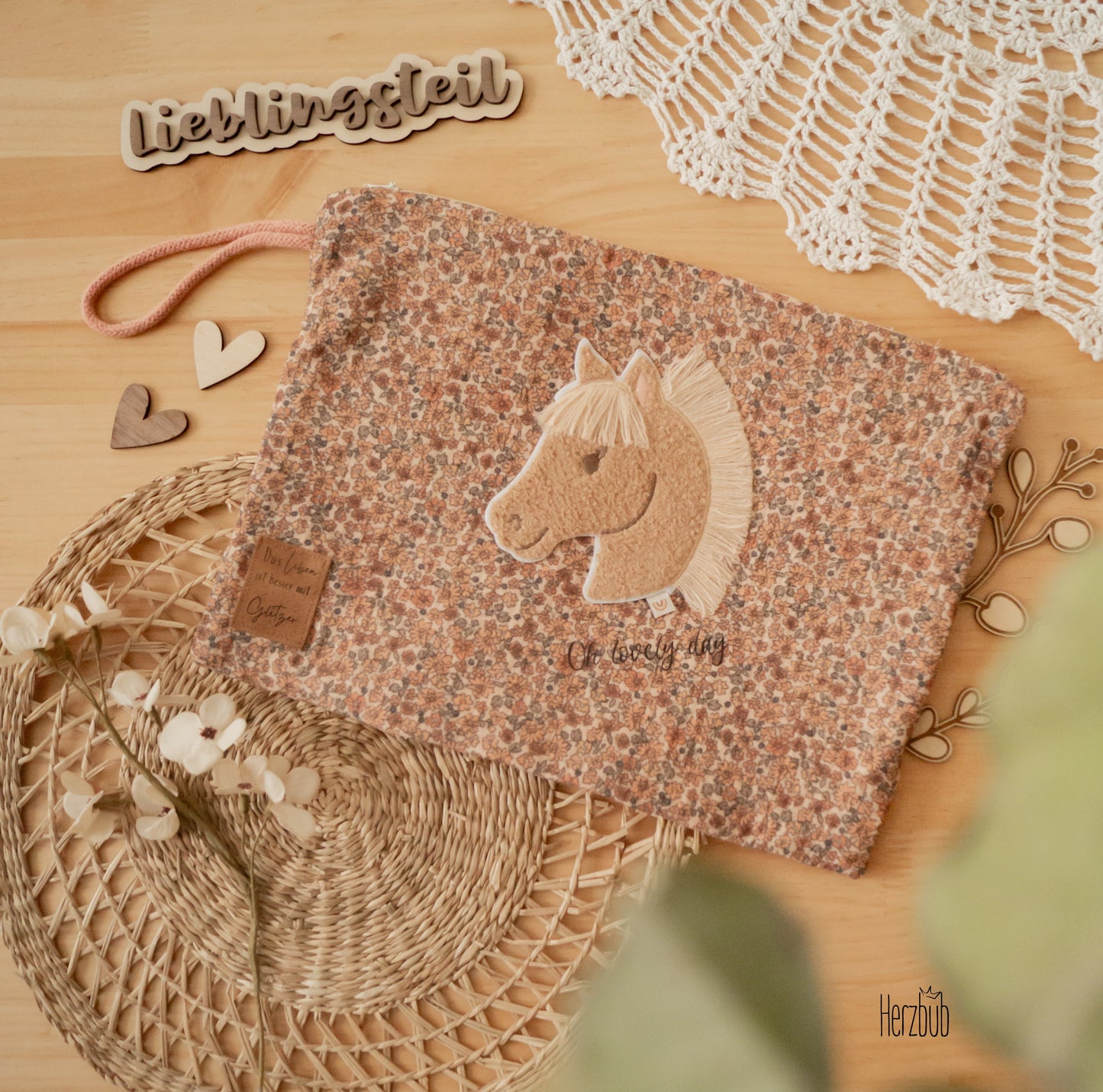 Chenille Patch: Pferd mit Mähne