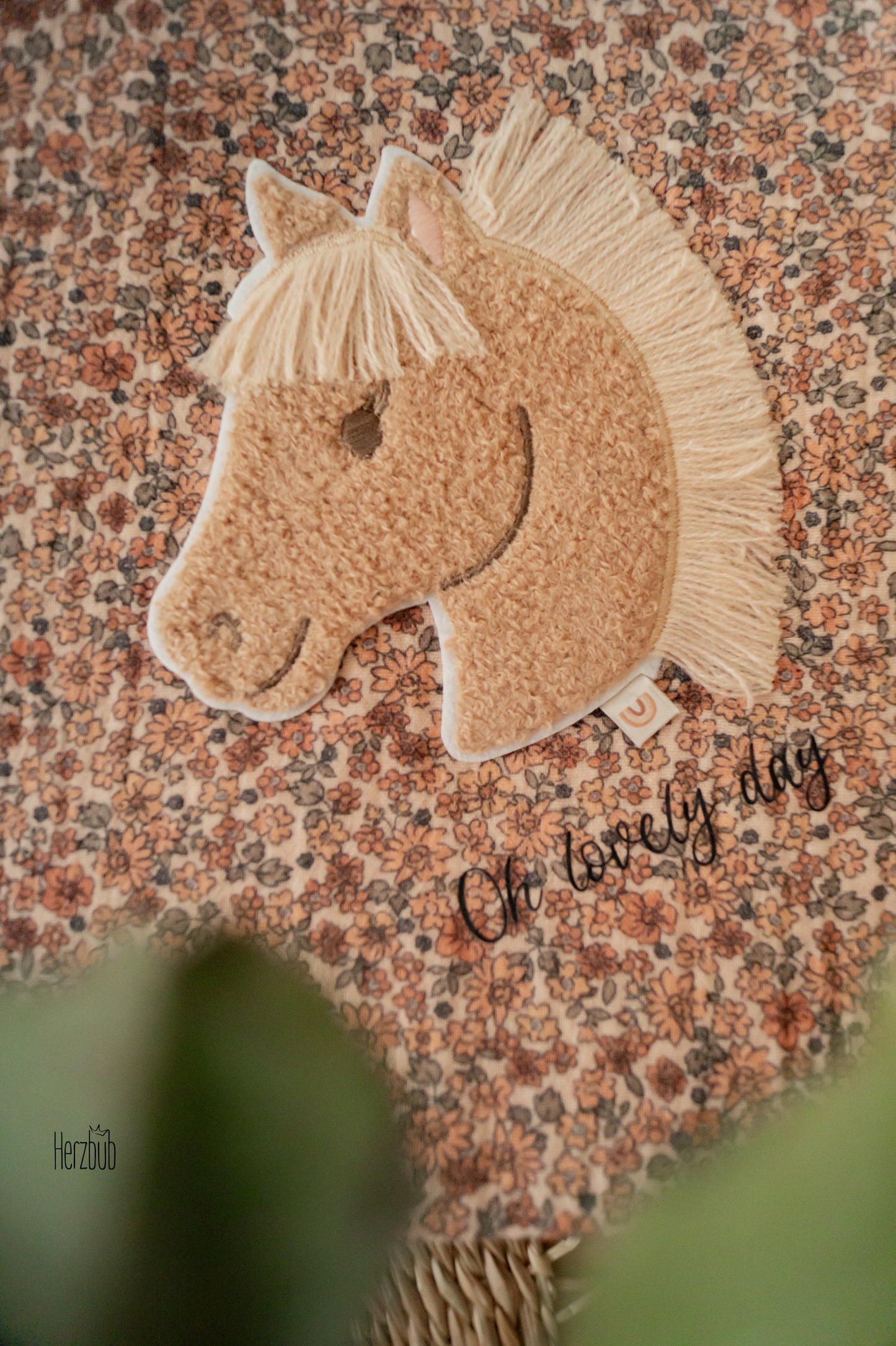 Chenille Patch: Pferd mit Mähne