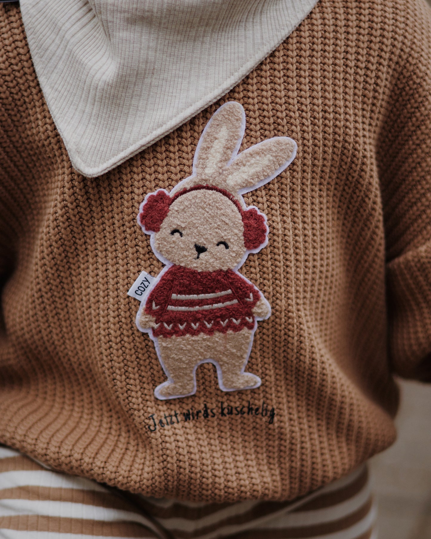 Chenille Patch: Winterhase