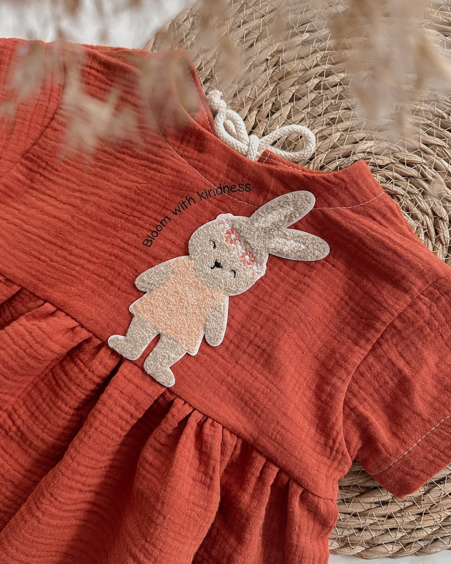 Chenille Patch: Frühlingshase