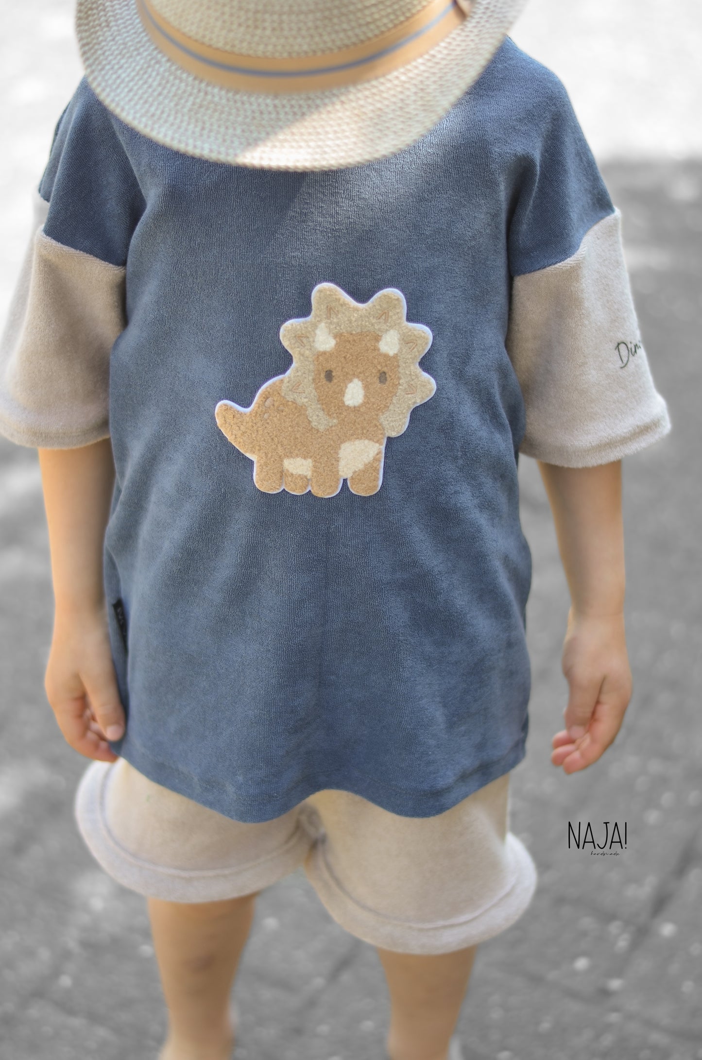 Chenille Patch: Triceratops